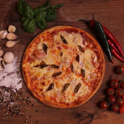 Pfefferónis pizza