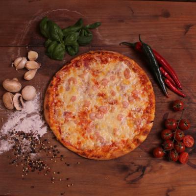Garnélás pizza