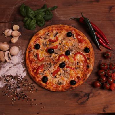 Vegetáriánus pizza