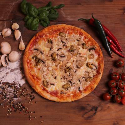 Kagylós - gombás pizza